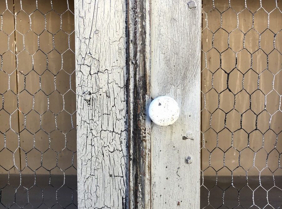 Antiguo Armario Alacena Gris Tela Gallinero00006