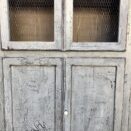 Antiguo Armario Alacena Gris Tela Gallinero00008