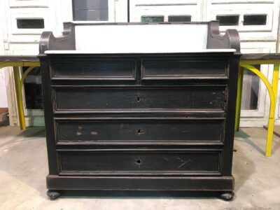 Antiguo Mueble Bano Negro Marmol00015